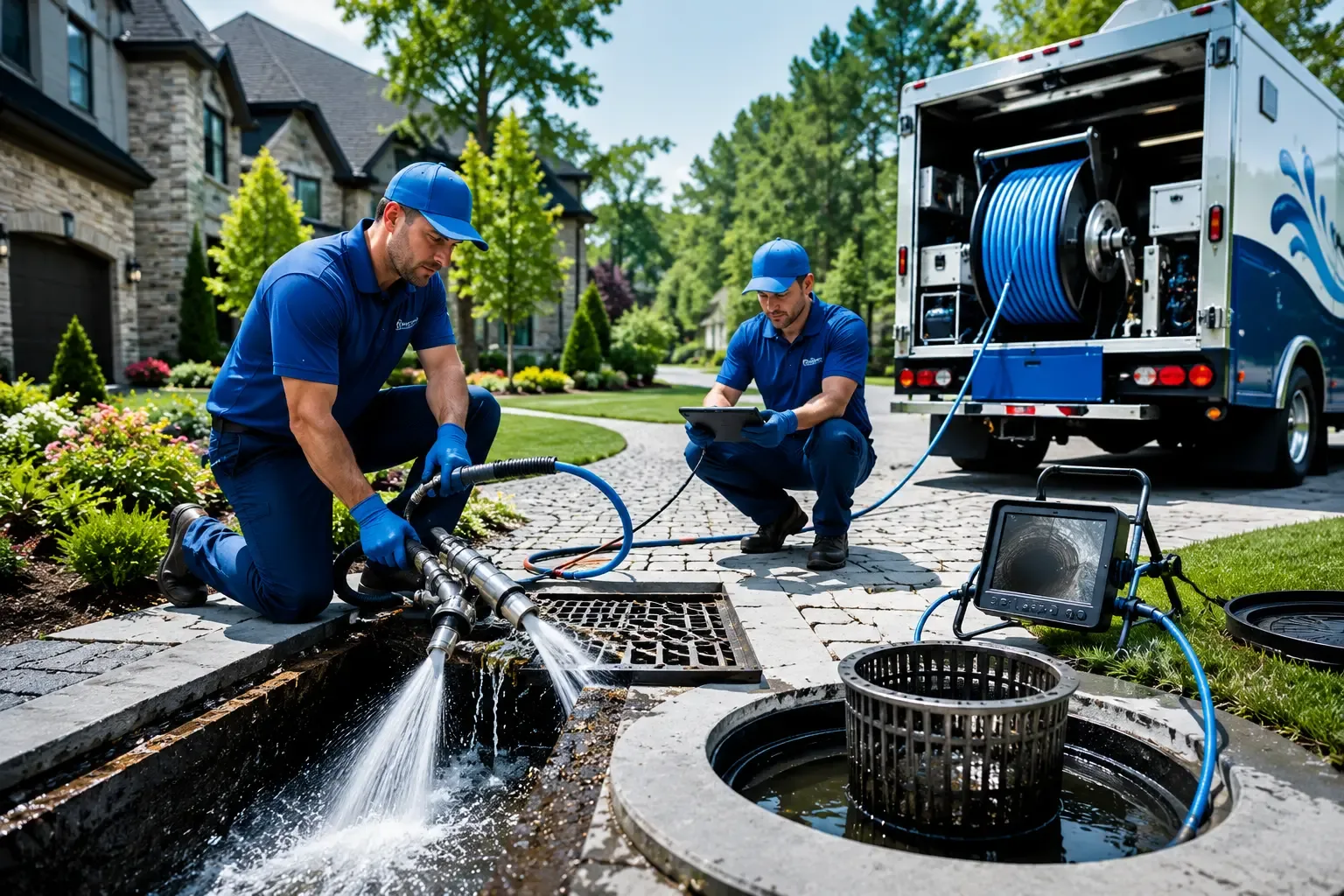 Local outdoor drain cleaning professionals in Breckenridge, MI